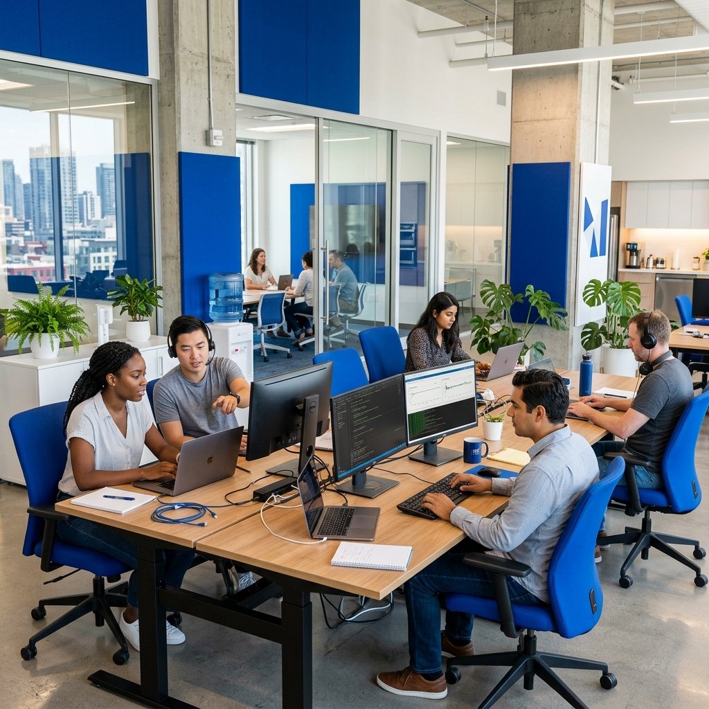 Union Solutions IT development team building custom software and web applications